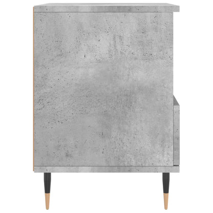 Concrete Grey Bedside Cabinet, 40x35x50 cm, Engineered Wood