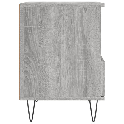 Grey Sonoma Bedside Cabinet 40x35x50 cm - Engineered Wood