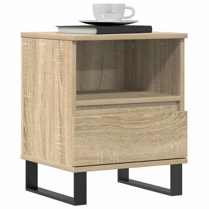 Sonoma Oak Bedside Cabinets Set of 2, 40x35x50 cm, Engineered Wood