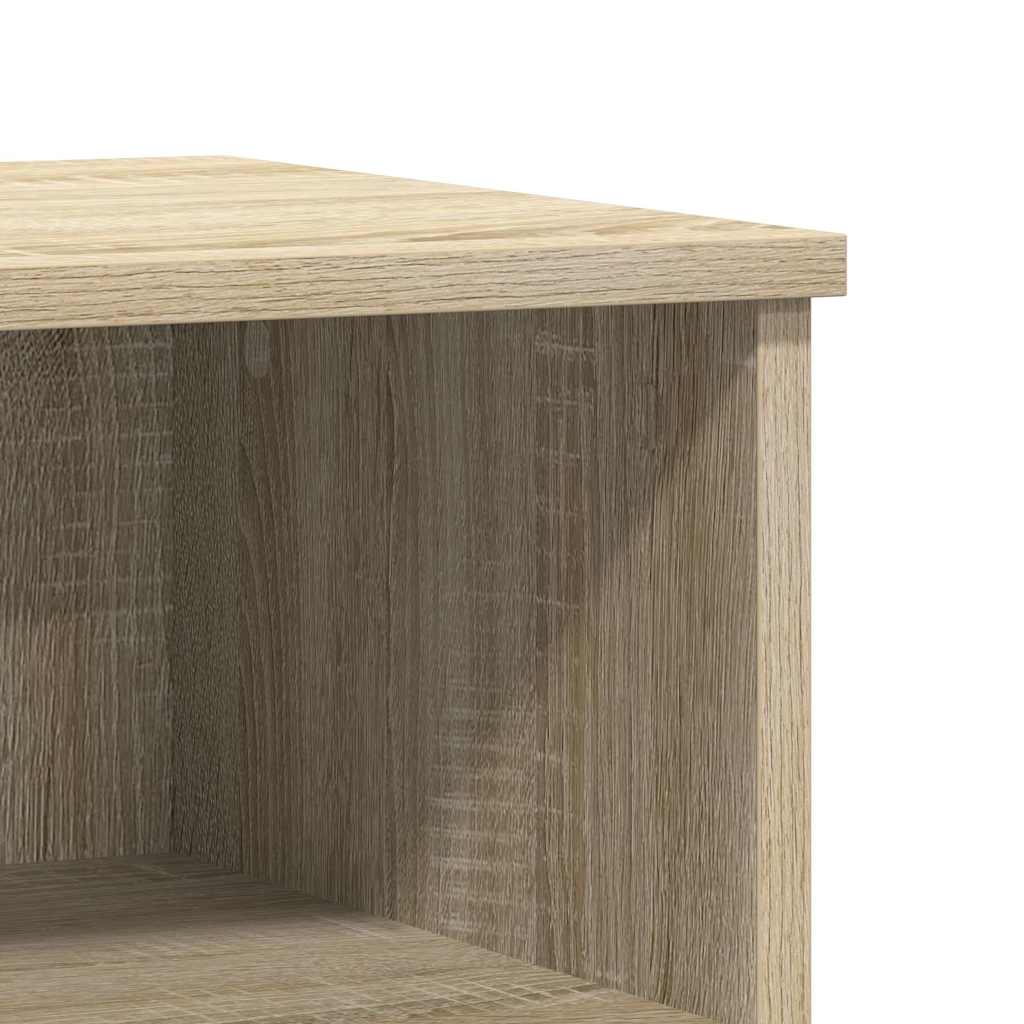 Sonoma Oak Bedside Cabinets Set of 2, 40x35x50 cm, Engineered Wood