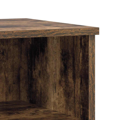 Smoked Oak Bedside Cabinet, 40x35x50 cm - Engineered Wood