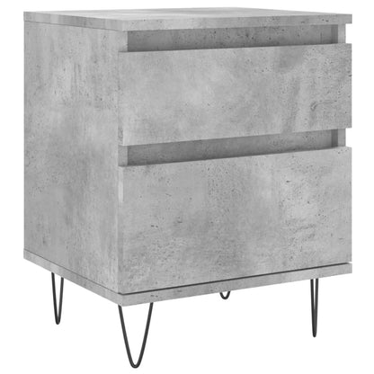 Concrete Grey Bedside Cabinet, 40x35x50 cm, Engineered Wood