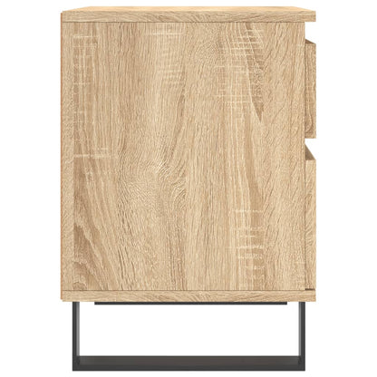 Sonoma Oak Bedside Cabinets 2pcs - 40x35x50cm Engineered Wood