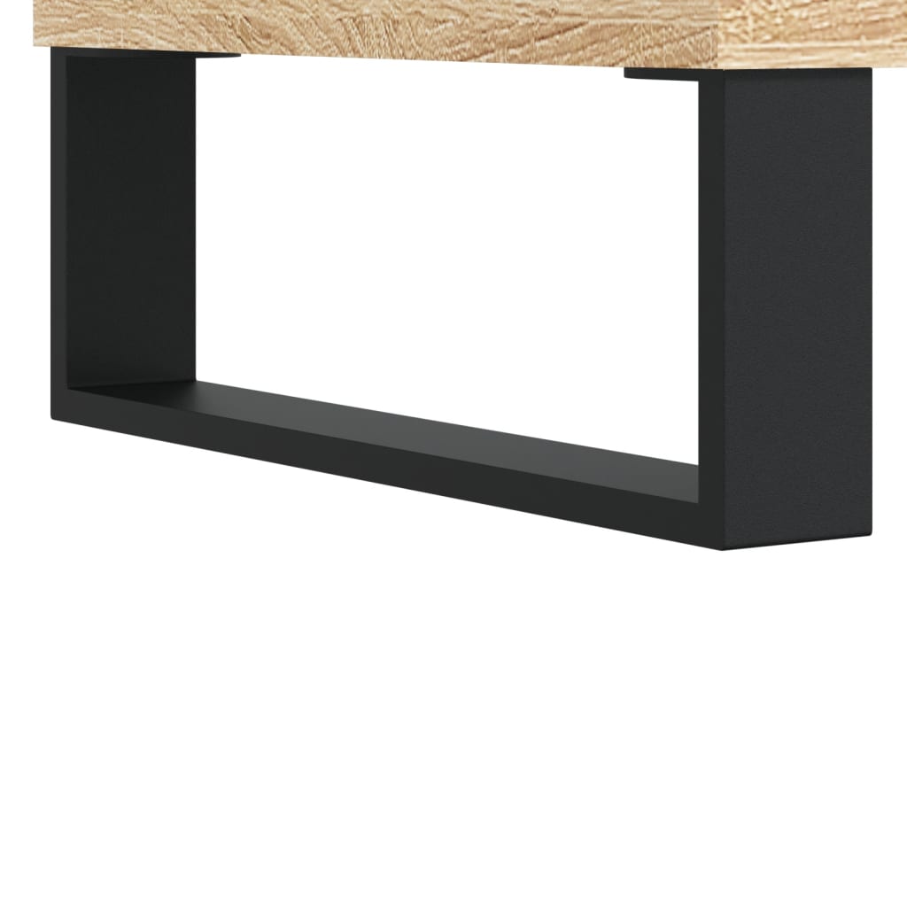 Sonoma Oak Bedside Cabinets 2pcs - 40x35x50cm Engineered Wood