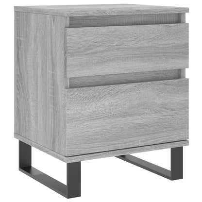 Grey Sonoma Bedside Cabinet, 40x35x50 cm - Engineered Wood