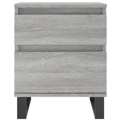 Grey Sonoma Bedside Cabinet, 40x35x50 cm - Engineered Wood