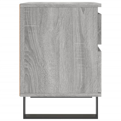 Grey Sonoma Bedside Cabinet, 40x35x50 cm - Engineered Wood
