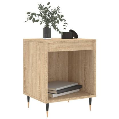 Sonoma Oak Bedside Cabinets Set - 2 Pcs, 40x35x50 cm, Wood Finish