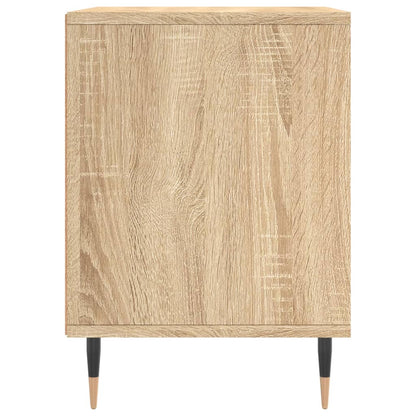 Sonoma Oak Bedside Cabinets Set - 2 Pcs, 40x35x50 cm, Wood Finish