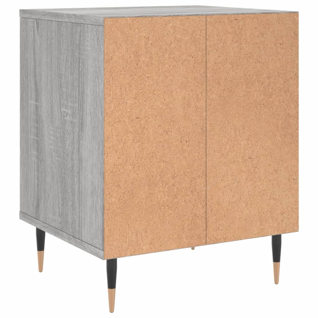 Grey Sonoma Bedside Cabinets 2 pcs - 40x35x50 cm, Engineered Wood