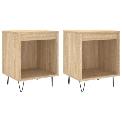 Sonoma Oak Bedside Cabinets Set, 40x35x50 cm - Engineered Wood
