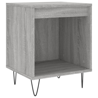 Grey Sonoma Bedside Cabinet, 40x35x50 cm, Engineered Wood