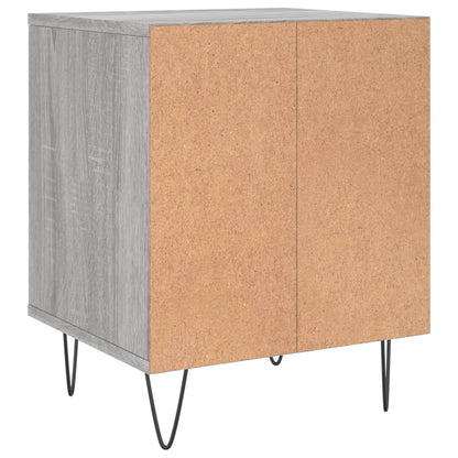 Grey Sonoma Bedside Cabinet, 40x35x50 cm, Engineered Wood