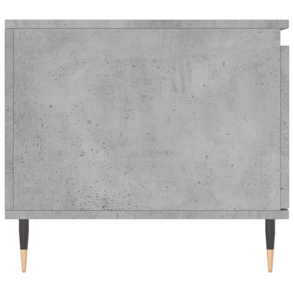 Coffee Table Concrete Grey 100x50x45 cm Engineered Wood