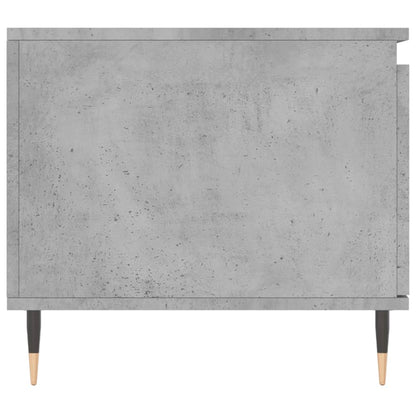 Coffee Table Concrete Grey 100x50x45 cm Engineered Wood