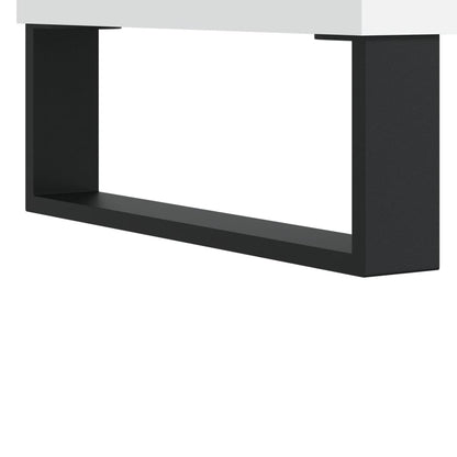 Coffee Table White 100x50x45 cm Engineered Wood