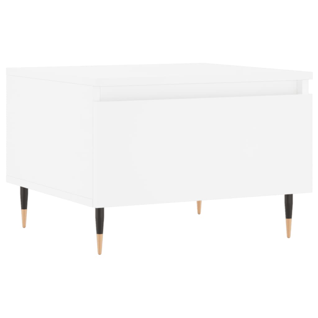 Coffee Table White 50x46x35 cm Engineered Wood