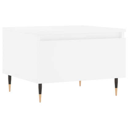 Coffee Table White 50x46x35 cm Engineered Wood