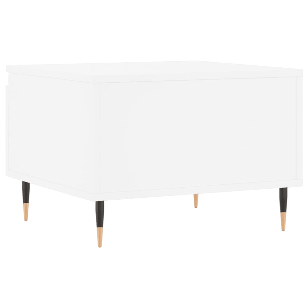 Coffee Table White 50x46x35 cm Engineered Wood