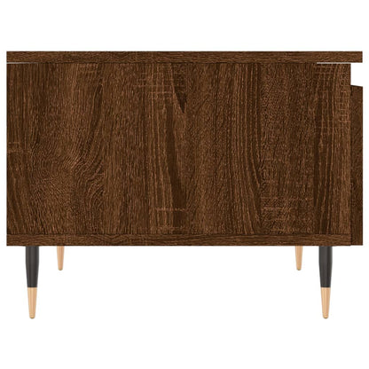 Coffee Table Brown Oak 50x46x35 cm Engineered Wood