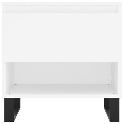 Coffee Table White 50x46x50 cm Engineered Wood