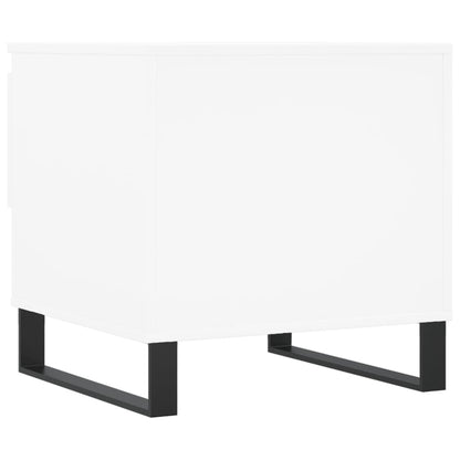 Coffee Table White 50x46x50 cm Engineered Wood