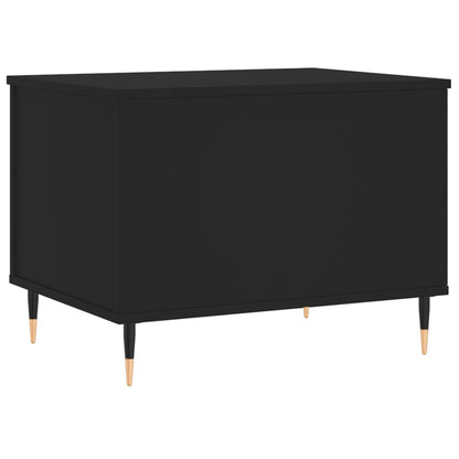 Coffee Table Black 60x44.5x45 cm Engineered Wood