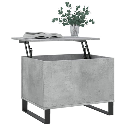 Coffee Table Concrete Grey 60x44.5x45 cm Engineered Wood
