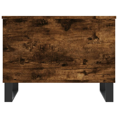 Coffee Table Smoked Oak 60x44.5x45 cm Engineered Wood