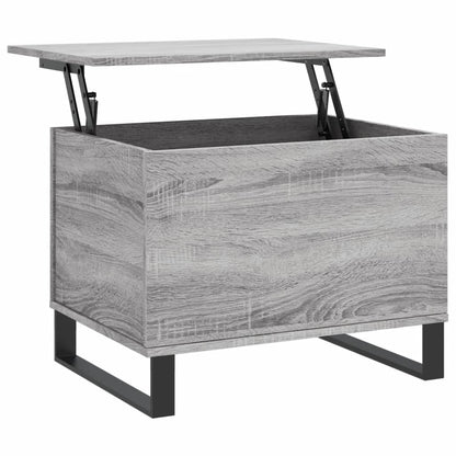 Coffee Table Grey Sonoma 60x44.5x45 cm Engineered Wood