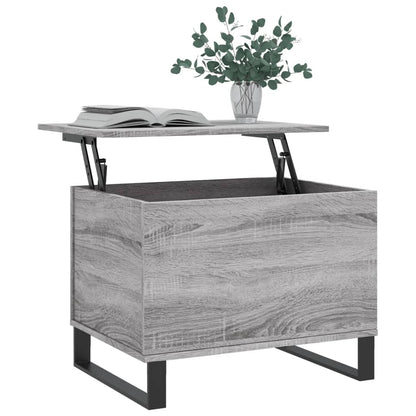 Coffee Table Grey Sonoma 60x44.5x45 cm Engineered Wood
