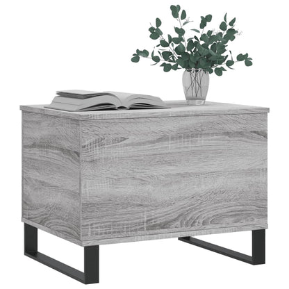 Coffee Table Grey Sonoma 60x44.5x45 cm Engineered Wood
