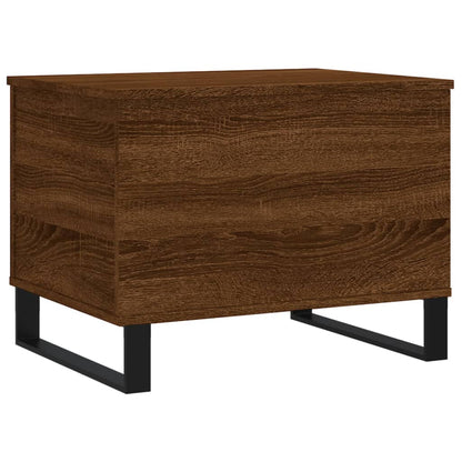 Coffee Table Brown Oak 60x44.5x45 cm Engineered Wood