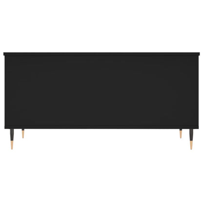 Coffee Table Black 90x44.5x45 cm Engineered Wood