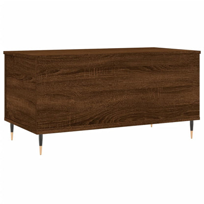 Coffee Table Brown Oak 90x44.5x45 cm Engineered Wood