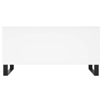 Coffee Table White 90x44.5x45 cm Engineered Wood