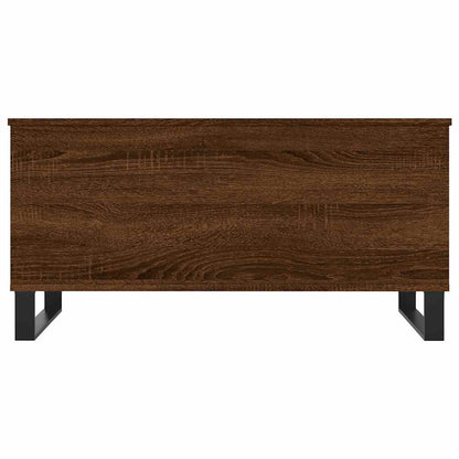 Coffee Table Brown Oak 90x44.5x45 cm Engineered Wood