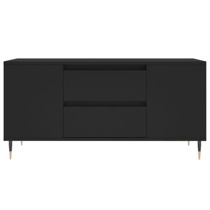 Coffee Table Black 102x44.5x50 cm Engineered Wood