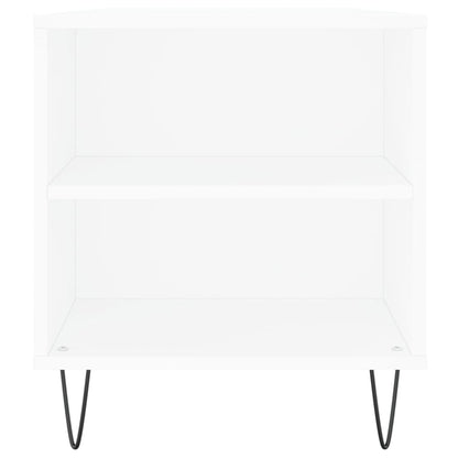 Coffee Table White 102x44.5x50 cm Engineered Wood