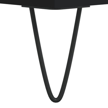 Coffee Table Black 102x44.5x50 cm Engineered Wood