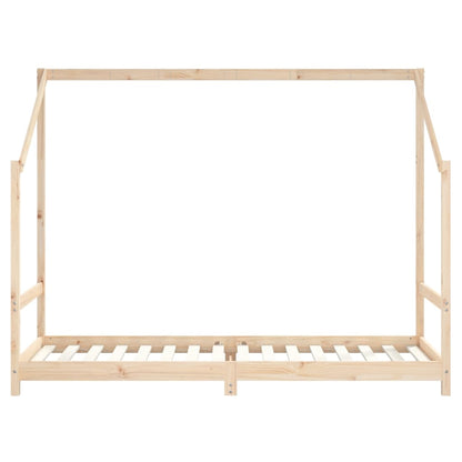 Solid Pine Kids Bed Frame - 80x200 cm Sturdy & Stylish