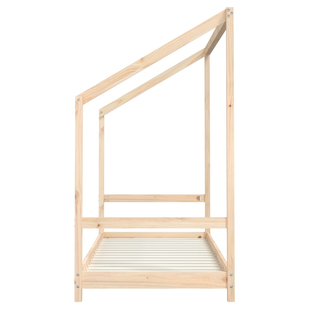 Solid Pine Kids Bed Frame - 80x200 cm Sturdy & Stylish