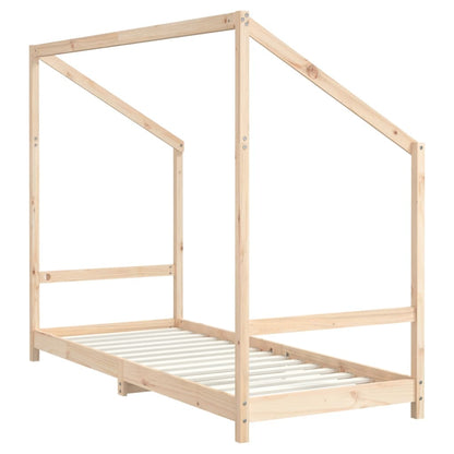Solid Pine Kids Bed Frame - 80x200 cm Sturdy & Stylish