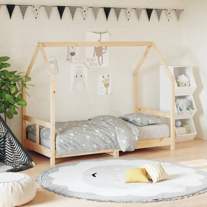 Kids Bed Frame 80x160 cm Solid Pine Wood - Sturdy & Stylish