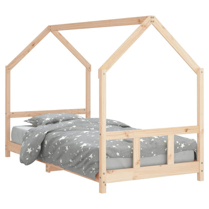 Solid Pine Kids Bed Frame 90x190 cm - Durable & Stylish