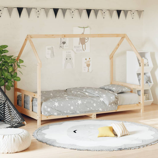 Solid Pine Kids Bed Frame 90x190 cm - Durable & Stylish