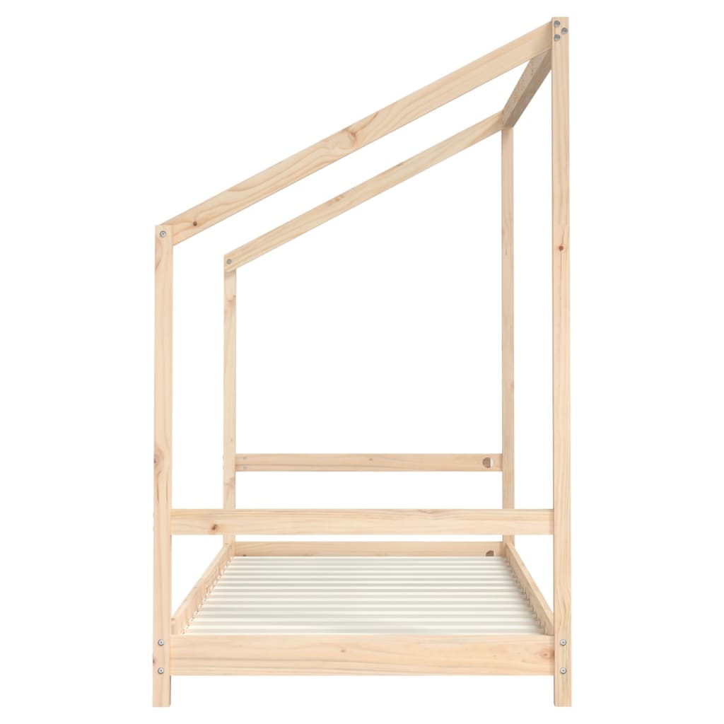 Solid Pine Kids Bed Frame 2x(90x190)cm - Durable & Stylish