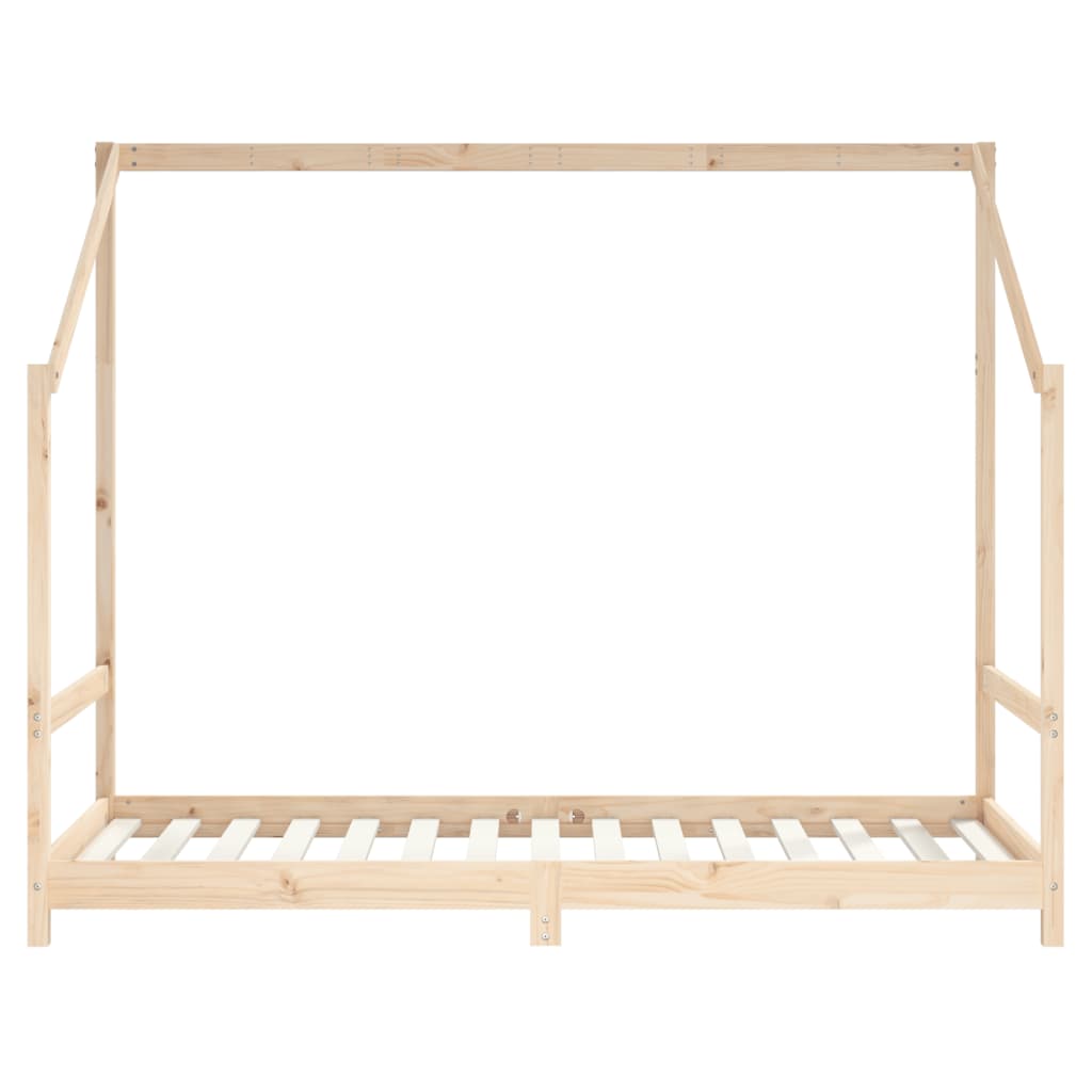 Solid Pine Kids Bed Frame 2x(90x190)cm - Durable & Stylish