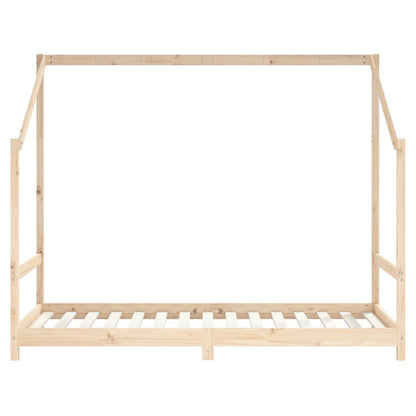 Solid Pine Kids Bed Frame 2x(90x190)cm - Durable & Stylish