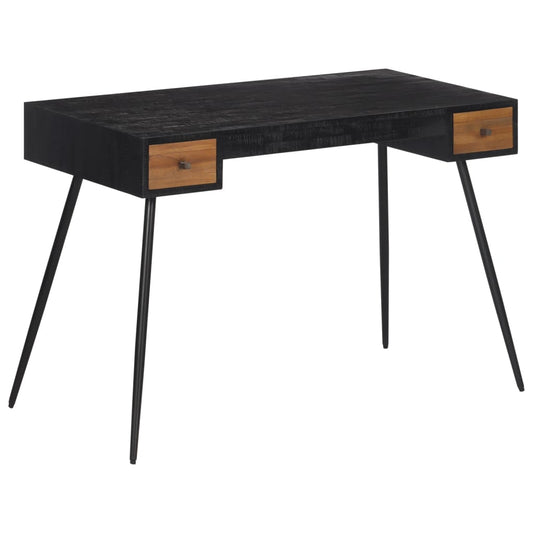 Rustic Solid Reclaimed Teak Desk, 117x56.5x75 cm